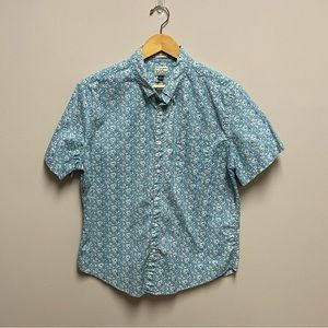 J.Crew Floral Short Sleeved Button Down